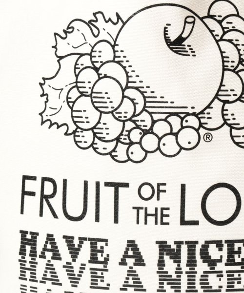 FRUIT OF THE LOOM(フルーツオブザルーム)/FRUIT OF THE LOOM LOGO PRINT PL TOTE ロゴプリントトートバッグ/img04