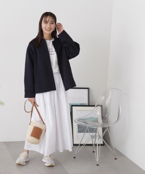 N Natural Beauty Basic(エヌナチュラルビューティベーシック)/ノーカラーダンボールブルゾン《S Size Line》/img48