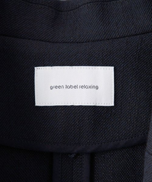 green label relaxing(グリーンレーベルリラクシング)/［size SHORTあり］スラブメランジ ダブルジャケット ネイビー/img28