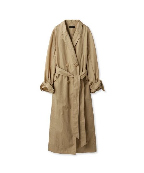 ロングトレンチコート 予めご了承ください