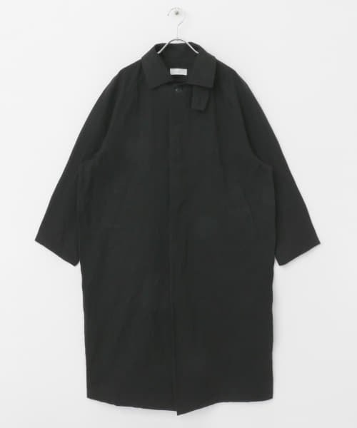 ステンカラーラグランビッグコート 
