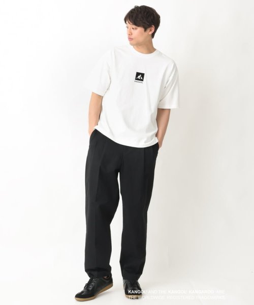 a.v.v (MEN)(アー・ヴェ・ヴェメンズ)/【KANGOL】スクエアプリントワイドシルエットTシャツ/img13