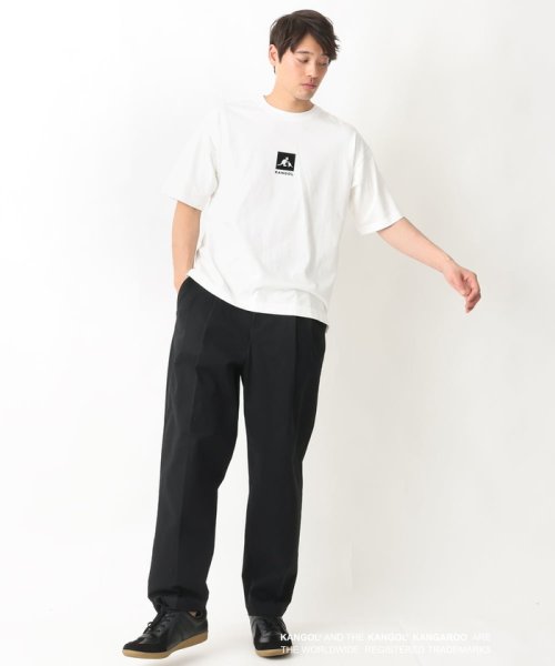 a.v.v (MEN)(アー・ヴェ・ヴェメンズ)/【KANGOL】スクエアプリントワイドシルエットTシャツ/img14