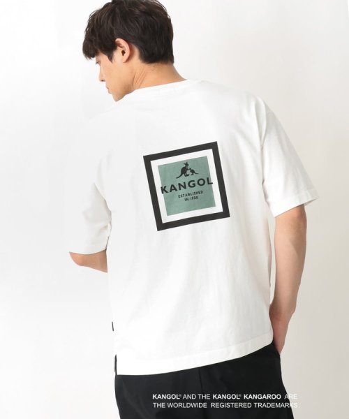 a.v.v (MEN)(アー・ヴェ・ヴェメンズ)/【KANGOL】スクエアプリントワイドシルエットTシャツ/img16