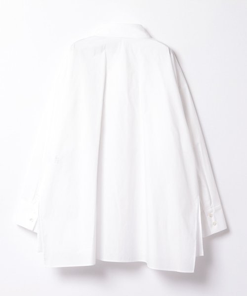 グログランチェックシャツブラウス 