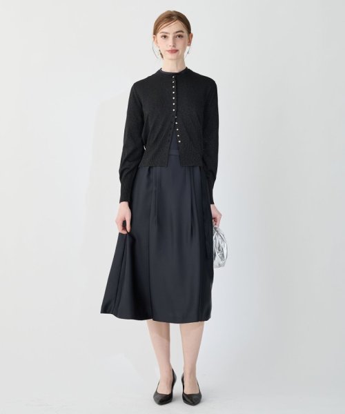 【APPLAUDIR】ノーブルサテン レースコンビドレス APPLAUDIR アプロディール ノーブルサテン 品番