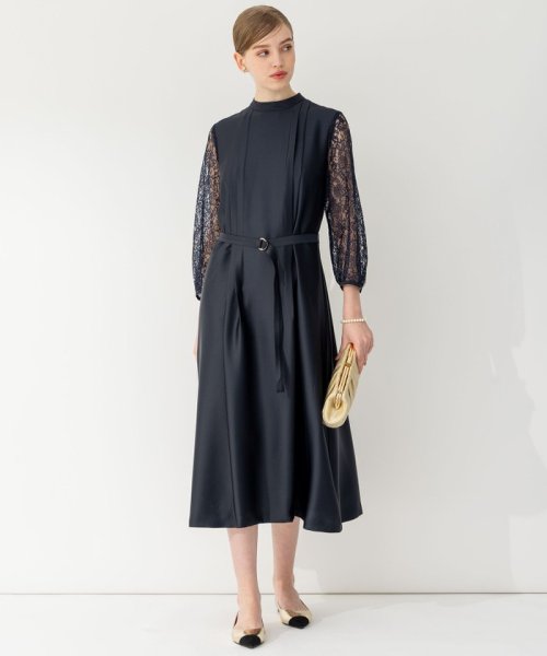 【APPLAUDIR】ノーブルサテン レースコンビドレス APPLAUDIR アプロディール ノーブルサテン 品番