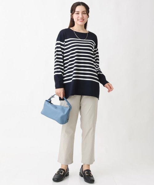 【大きいサイズ】さらさらストレッチストレートパンツ 人気・おすすめ｜使いやすい・旅行におすすめ 品質保証 全国発送 在庫限り