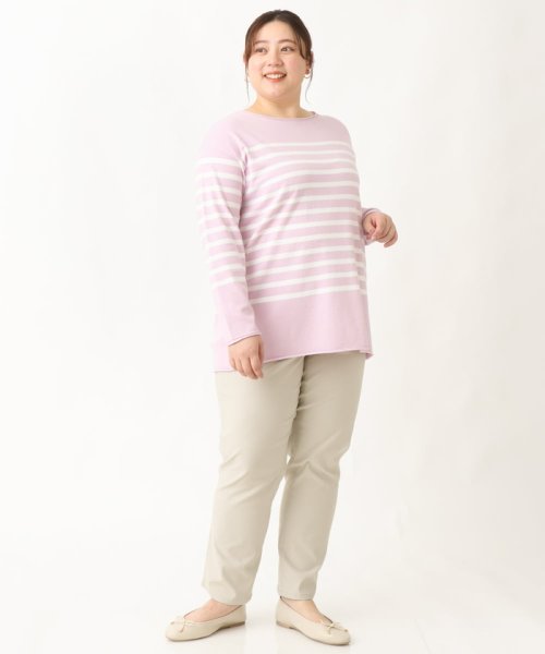 【大きいサイズ】さらさらストレッチストレートパンツ 人気・おすすめ｜使いやすい・旅行におすすめ 品質保証 全国発送 在庫限り