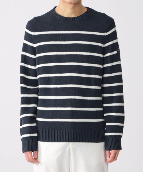 LIMO ボーダーニット / LIMO KNITTED JUMPER MAN and the LIMO ボーダーニット cotton of best with