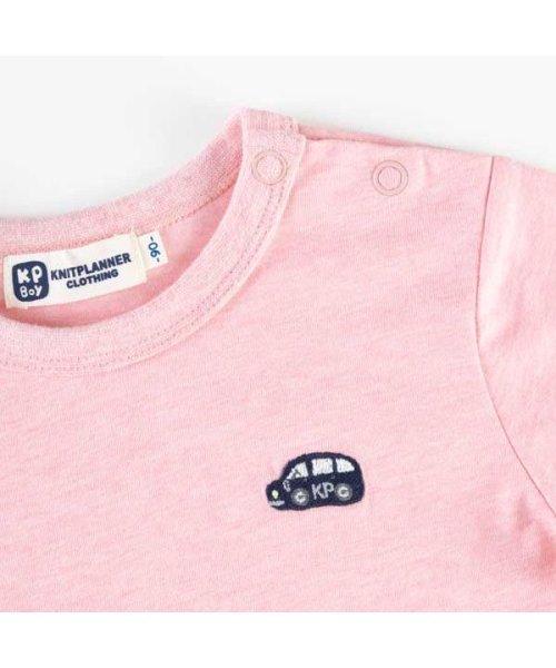 KP BOY(ケーピーボーイ)/KPBOY(ケーピーボーイ)車ポケット付きカラー杢半袖Tシャツ(80～90)/img04