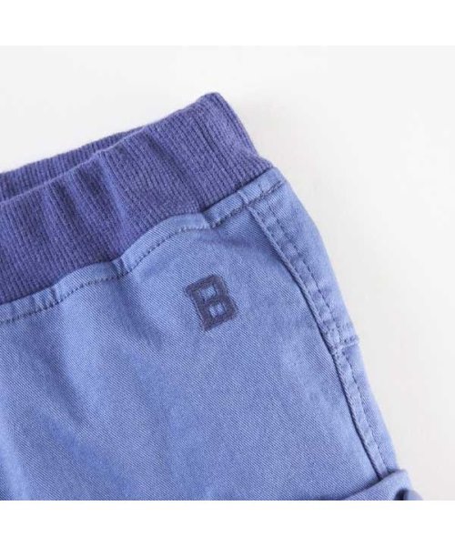 KPBOY(ケーピーボーイ)ストレッチツイルのカーゴ風7分丈パンツ(110～130) 人気・おすすめ｜使いやすい・旅行におすすめ 品質保証 全国発送 日本国内発送・最短翌日お届け