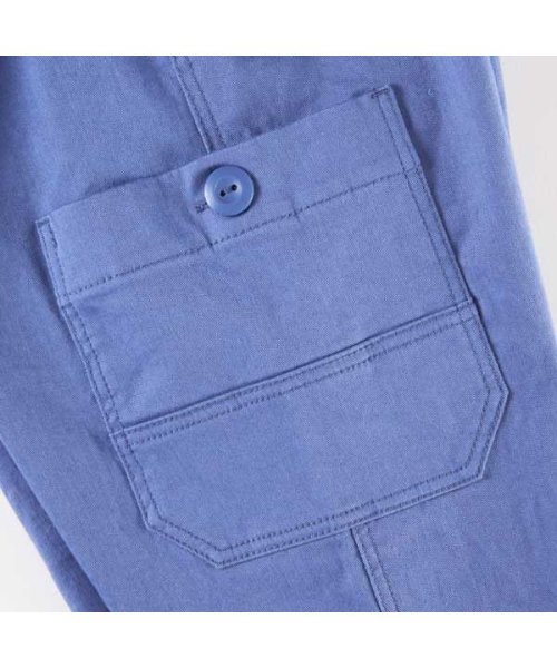 KPBOY(ケーピーボーイ)ストレッチツイルのカーゴ風7分丈パンツ(110～130) 人気・おすすめ｜使いやすい・旅行におすすめ 品質保証 全国発送 日本国内発送・最短翌日お届け