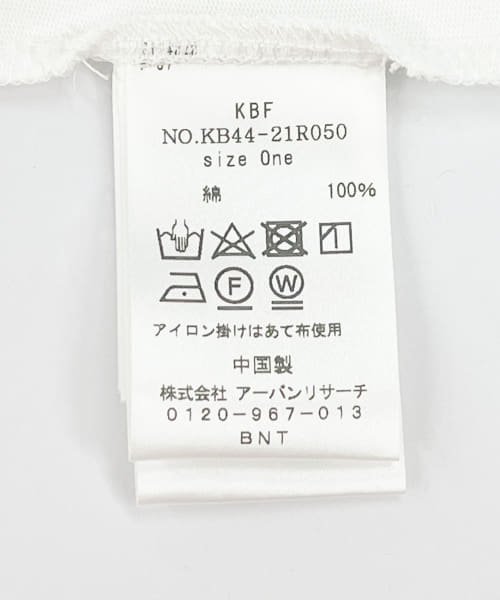 KBF(ケービーエフ)/刺繍タックロンTEE/img47