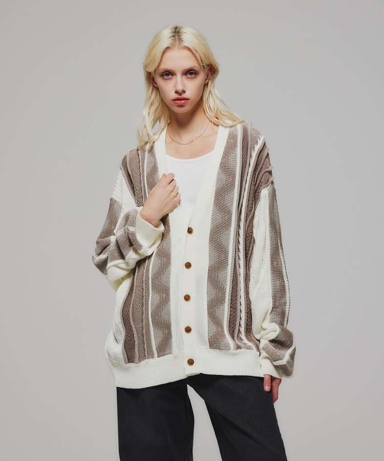 TAKEO KIKUCHI カーディガン THE FLAGSHIP】ニットシャツ カーディガン