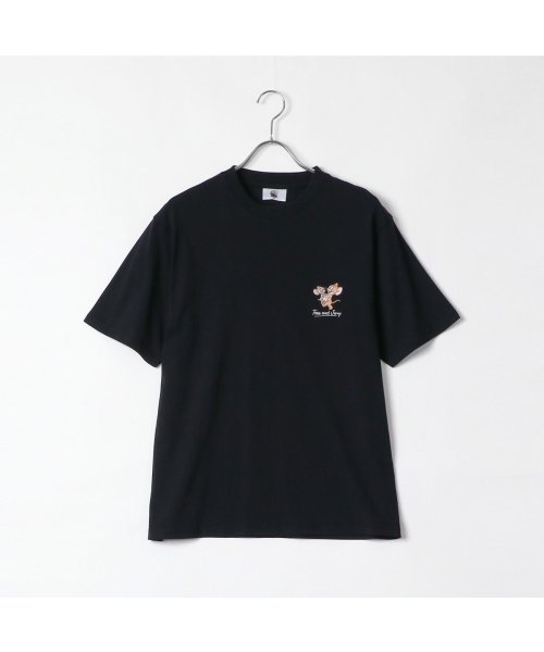 MARUKAWA(マルカワ)/Tom&Jerry/トムとジェリー ワンポイント 刺繍 半袖Tシャツ キャラクター Tシャツ メンズ レディース /img01