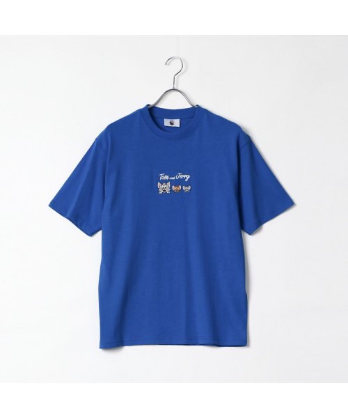 MARUKAWA(マルカワ)/Tom&Jerry/トムとジェリー ワンポイント 刺繍 半袖Tシャツ キャラクター Tシャツ メンズ レディース /img02
