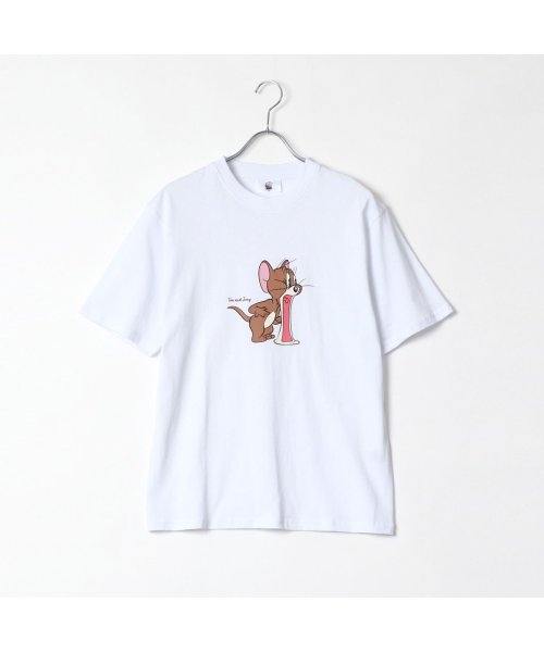 MARUKAWA(マルカワ)/Tom&Jerry/トムとジェリー ワンポイント 刺繍 半袖Tシャツ キャラクター Tシャツ メンズ レディース /img03