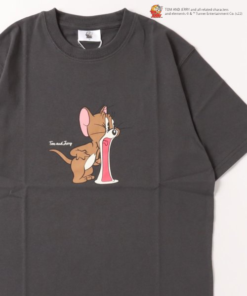 MARUKAWA(マルカワ)/Tom&Jerry/トムとジェリー ワンポイント 刺繍 半袖Tシャツ キャラクター Tシャツ メンズ レディース /img09