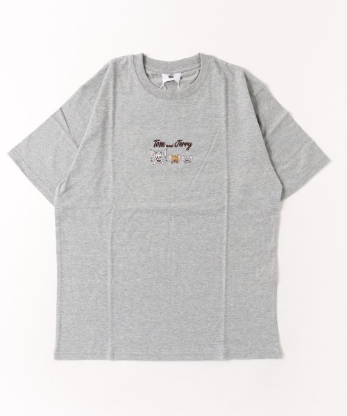 MARUKAWA(マルカワ)/Tom&Jerry/トムとジェリー ワンポイント 刺繍 半袖Tシャツ キャラクター Tシャツ メンズ レディース /img14