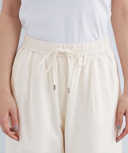 ［size SHORT/TALLあり］BREEZE LINEN ブリーズリネン ワイド パンツ ホワイト 人気・おすすめ｜使いやすい・旅行におすすめ 品質保証 全国発送 正規品・日本国内発送・安心保証付き