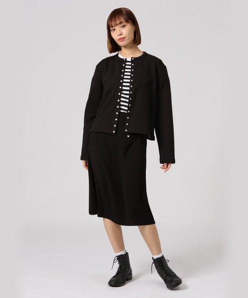 WEB限定 SDF0 CARDIGAN ロゴカーディガンプレッション WEB限定