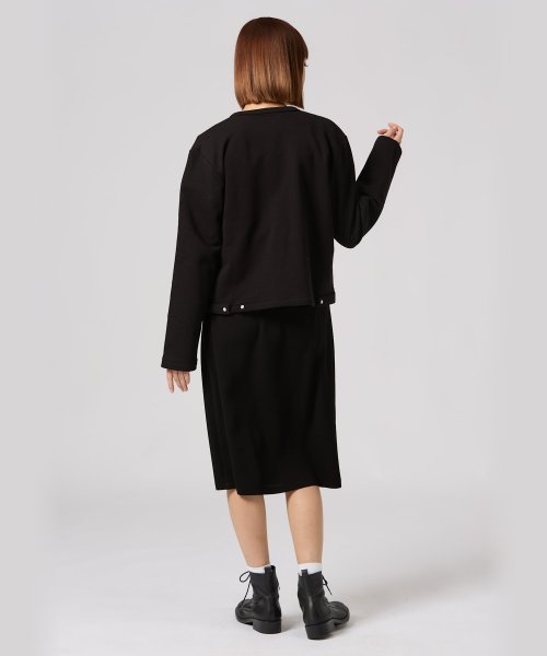 WEB限定 SDF0 CARDIGAN ロゴカーディガンプレッション WEB限定