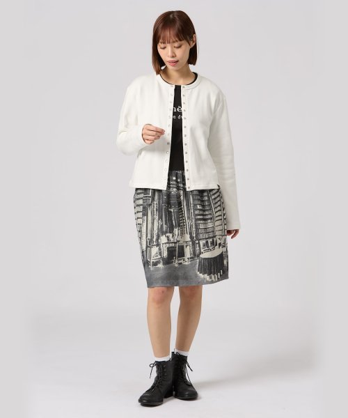 agnes b. FEMME(アニエスベー　ファム)/WEB限定 SDF0 CARDIGAN ロゴカーディガンプレッション/img01