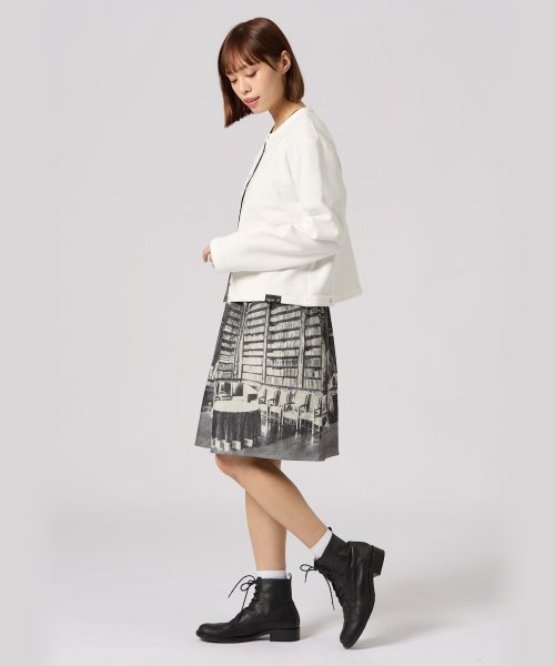 WEB限定 SDF0 CARDIGAN ロゴカーディガンプレッション WEB限定