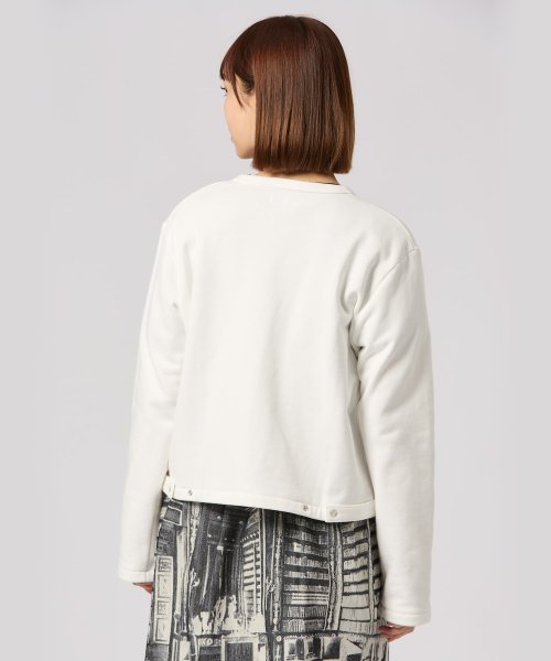 WEB限定 SDF0 CARDIGAN ロゴカーディガンプレッション WEB限定