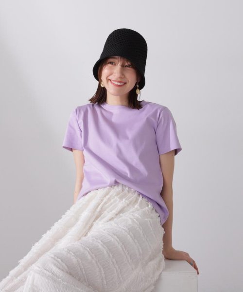 N Natural Beauty Basic(エヌナチュラルビューティベーシック)/シルケットクルーネックTシャツ/img53