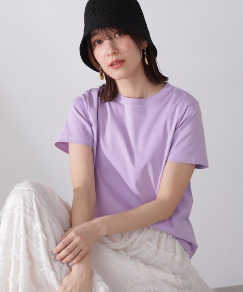 N Natural Beauty Basic(エヌナチュラルビューティベーシック)/シルケットクルーネックTシャツ/img55