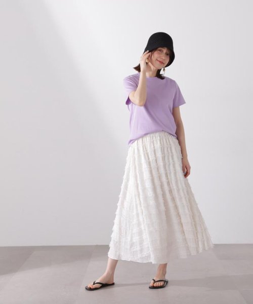 N Natural Beauty Basic(エヌナチュラルビューティベーシック)/シルケットクルーネックTシャツ/img56