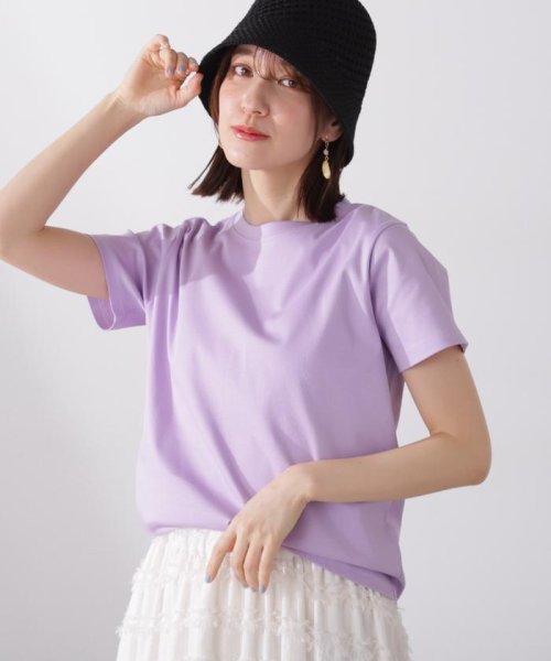 N Natural Beauty Basic(エヌナチュラルビューティベーシック)/シルケットクルーネックTシャツ/img59