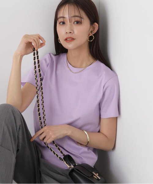 N Natural Beauty Basic(エヌナチュラルビューティベーシック)/シルケットクルーネックTシャツ/img62