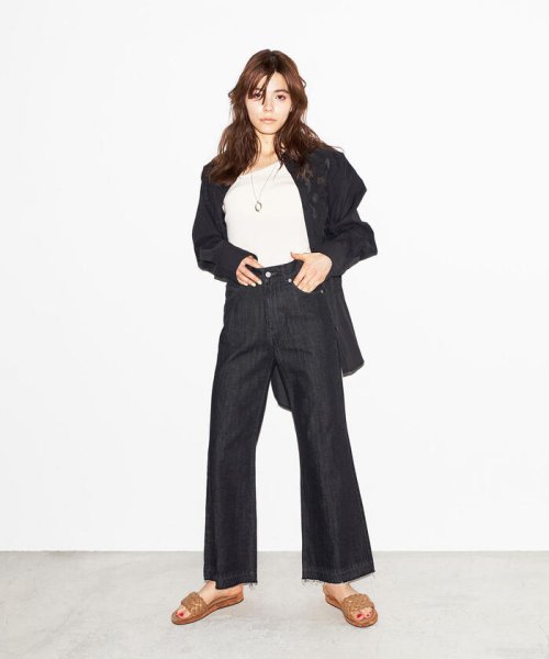 NOLLEY’S(ノーリーズ)/high rise soft flare pants/img07