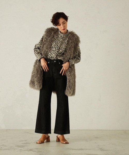 NOLLEY’S(ノーリーズ)/high rise soft flare pants/img24