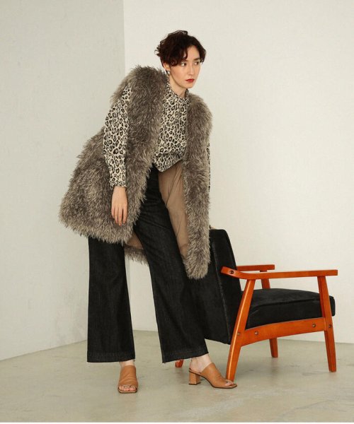 NOLLEY’S(ノーリーズ)/high rise soft flare pants/img27