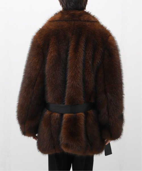 【ERNEST W. BAKER / アーネストダブルベイカー】FAUX－FUR COAT ERNEST BAKER アーネストダブルベイカー