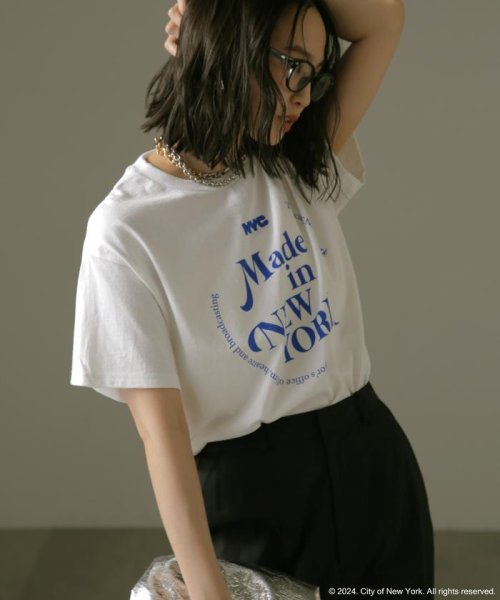 FREE'S MART(フリーズマート)/NYC サークルロゴTシャツ/img02