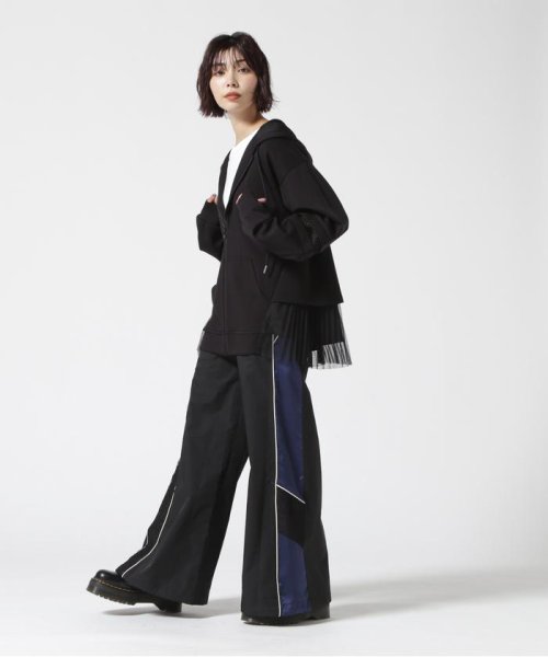 AULA AILA/アウラアイラ/別注プリーツフーディー AULA