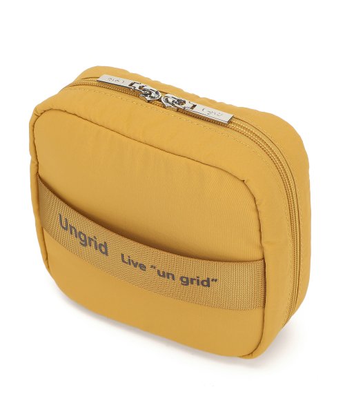 UNGRID bag(アングリッド　バッグ)/撥水ソフトナイロン ロゴテープ 多機能化粧ポーチ/img28
