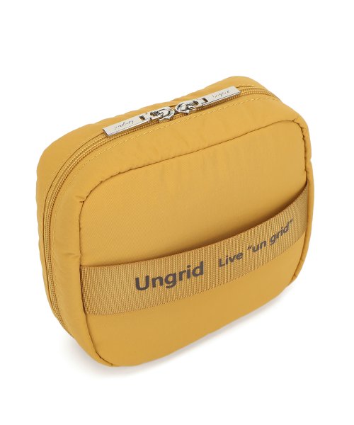 UNGRID bag(アングリッド　バッグ)/撥水ソフトナイロン ロゴテープ 多機能化粧ポーチ/img29