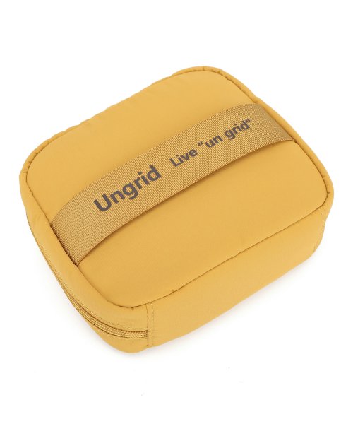 UNGRID bag(アングリッド　バッグ)/撥水ソフトナイロン ロゴテープ 多機能化粧ポーチ/img35
