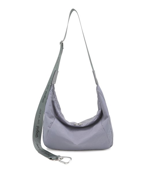 UNGRID bag(アングリッド　バッグ)/牛革付属　軽量撥水ソフトナイロン　大容量ショルダーバッグ　カラビナ　キー収納ポケット付/img49