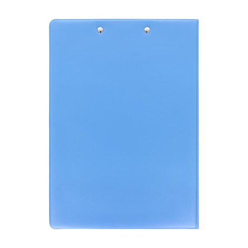 お文具といっしょ バインダー クリップボードA4 ブルー 新入学 サンスター文具 オフィス 学校 かわいい キャラクター グッズ