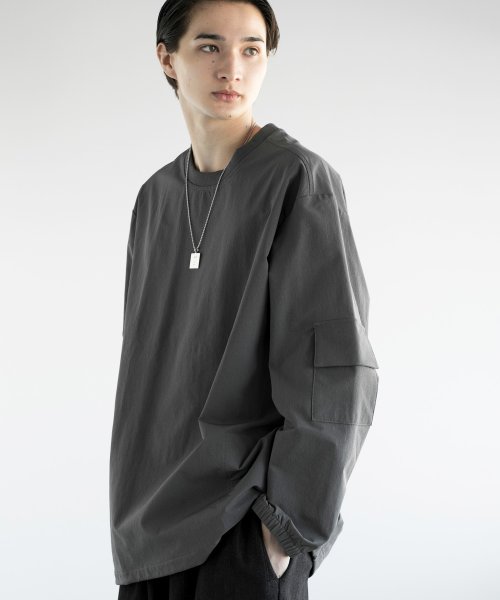 aimoha(aimoha（アイモハ）)/aimoha men FUNCTIONAL SWEAT ファンクショナルクルーネックスウェット吸水速乾/img11