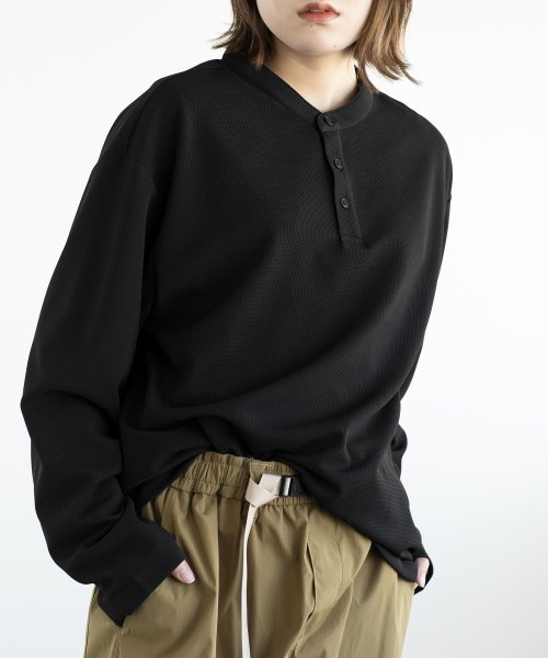 aimoha(aimoha（アイモハ）)/aimoha men HENLEY NECK PULLOVER ヘンリーネックプルオーバー/img25