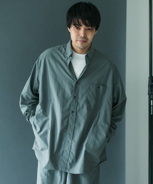 URBAN RESEARCH DOORS(アーバンリサーチドアーズ)/『別注』BURLAP OUTFITTER×DOORS　SupplexNylon BD SHIRT/img17