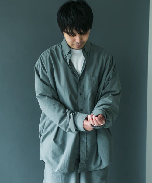 URBAN RESEARCH DOORS(アーバンリサーチドアーズ)/『別注』BURLAP OUTFITTER×DOORS　SupplexNylon BD SHIRT/img18